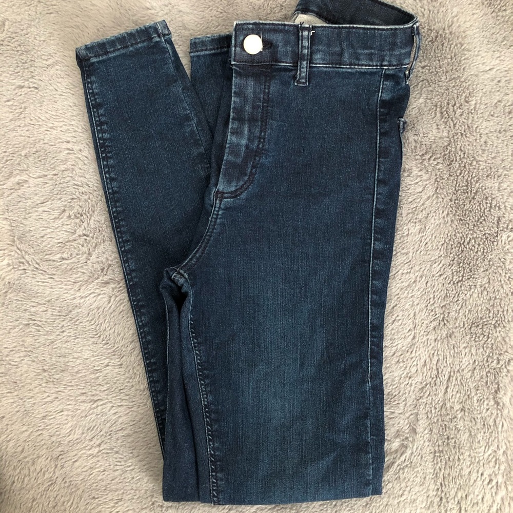 Topshop Moto high waisted skinny jeans